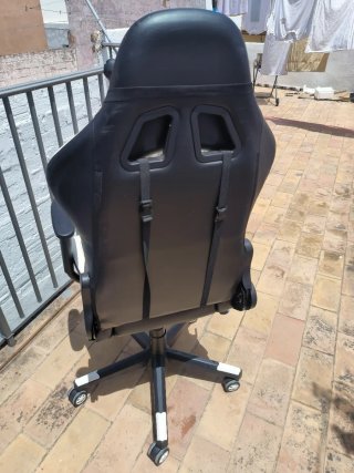 Silla Gamer Racer X Negra y Blanca