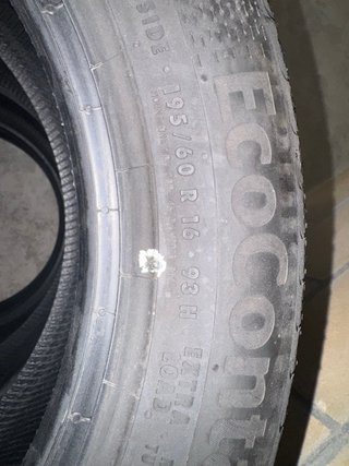 NUEVOS. 4 Neumáticos Continental EcoContact 7