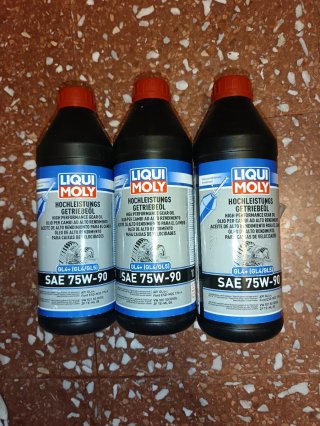 3x Aceite Caja Cambios LIQUI MOLY SAE 75W-90