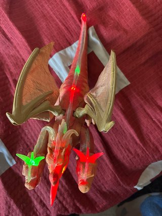 Juguete Dragón de 2 Cabezas