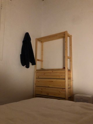 Armario IVAR IKEA Madera y Mimbre