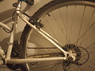 Bicicleta Rockrider Adolescente Blanca