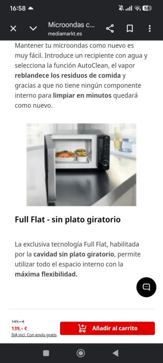 Horno Microondas Whirlpool