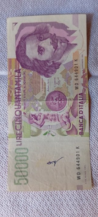 Lira Italiana 50.000 e 10.000