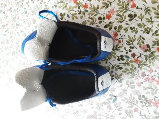 Botas de fútbol Adidas niño azul talla 36 2/3