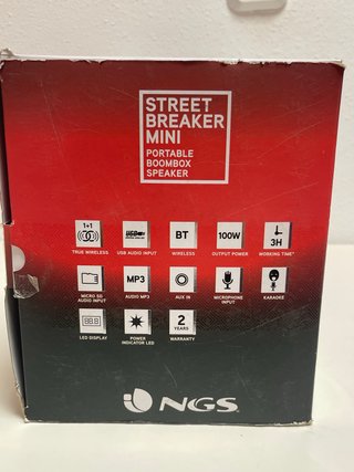 Altavoz NGS Street Breaker Mini