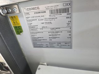 Vitrina Pastelera Coreco 200x94x128