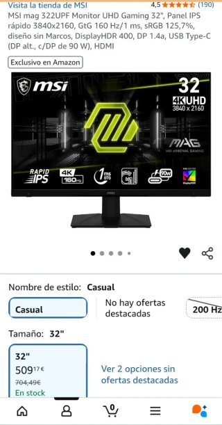 Monitor Gaming MSI MAG 32 4K UHD