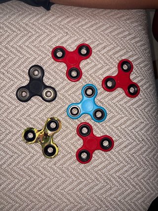 Lote 6 Juguetes Spinner Niños