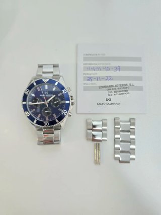 Reloj Mark Maddox con Caja y Papeles
