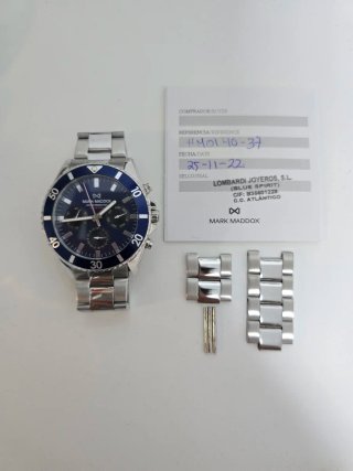 Reloj Mark Maddox con Caja y Papeles