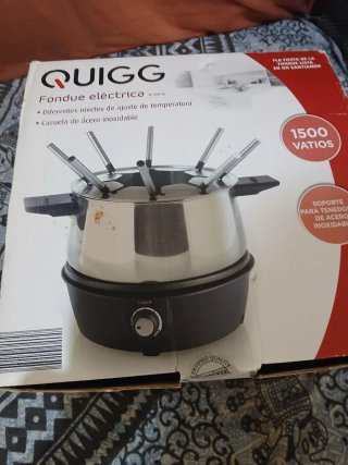 QUIGG Fondue Eléctrica 1500W