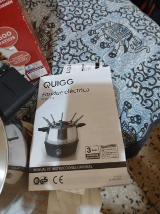 QUIGG Fondue Eléctrica 1500W