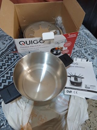 QUIGG Fondue Eléctrica 1500W