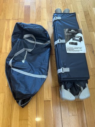 Cuna de viaje + colchón plegable con