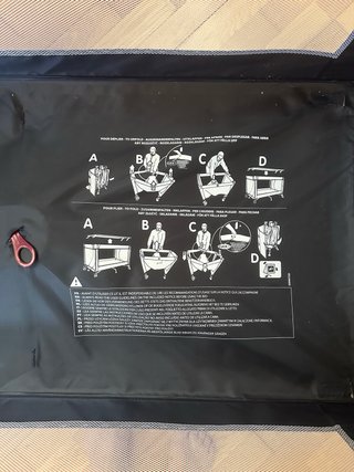 Cuna de viaje + colchón plegable con