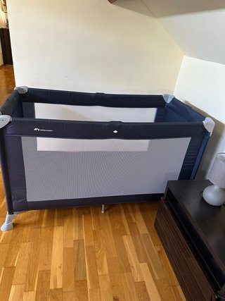 Cuna de viaje + colchón plegable con
