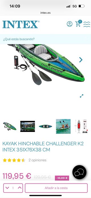 Kayak Intex Challenger K2