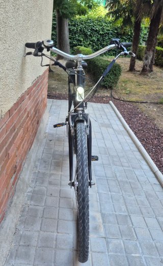 Bicicleta Elops 120 Negra + silla + 3 candados