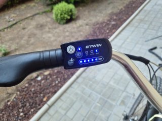 Bicicleta Elops 120 Negra + silla + 3 candados