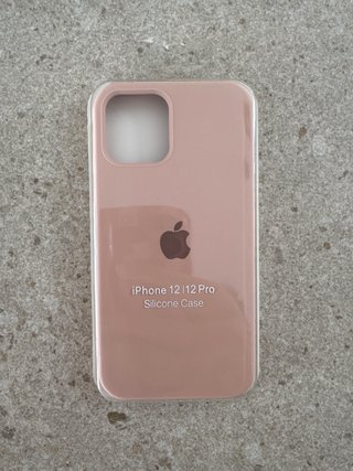Funda Silicona Apple iPhone 12/12 Pro Rosa
