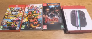 Cajas de juegos Nintendo Switch 1 y 2