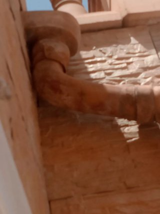 Lote bajantes antiguas cerámica/barro