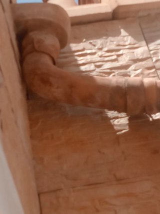 Lote bajantes antiguas cerámica/barro