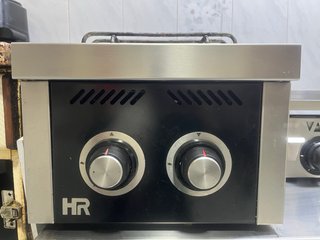 Cocina industrial de 2 fuegos