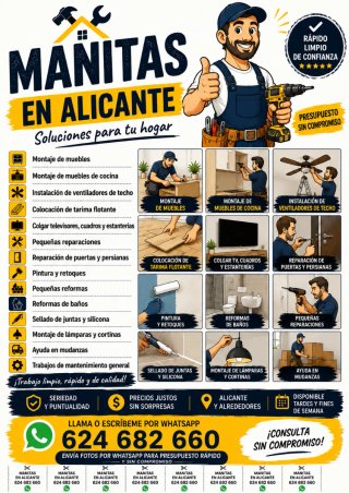 Manitas en alicante y cercanias