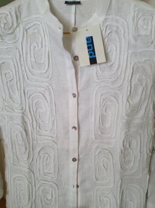 Blusa Lino Mangas 3/4 nueva. Talla S, ver medidas.
