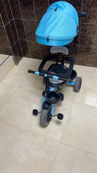 Triciclo para bebé azul