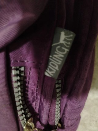 Bolso bandolera Kipling morado