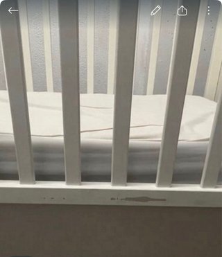 Cuna madera con cajón