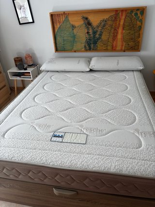Canapé 135cm + Colchón y Almohadas