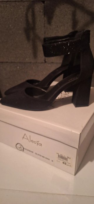 Scarpe tacco alto Alesya nere Tg 38