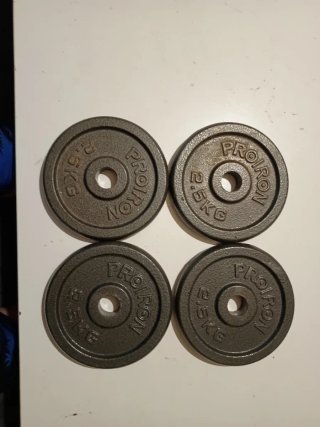 4 Discos de Pesas PROIRON 2.5kg