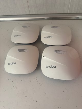 4x Aruba IAP207 Puntos de Acceso WiFi Profesional