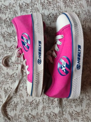 Zapatillas Heelys rosas y blancas