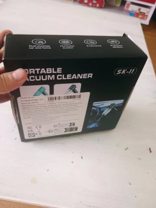 Aspirador portátil para el coche