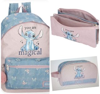 Pack Mochila + Estuche + Neceser Stitch