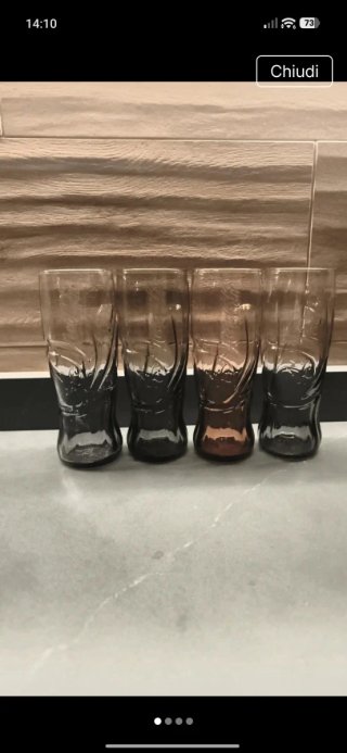 Set 4 Bicchieri Coca Cola