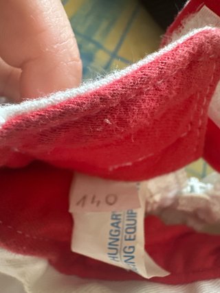 Casco, peto, guante y sistema de esgrima