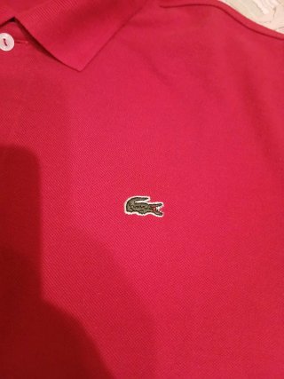 Polo Lacoste Rosso Taglia M