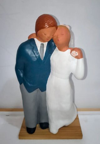 Figura Jullar de pareja de novios