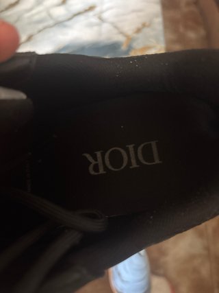 Zapatillas Dior B22 Negras y Grises