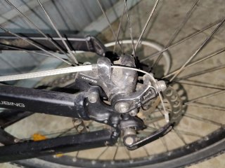 Bicicleta Montaña Wheeler Buddy Negra y portaequip