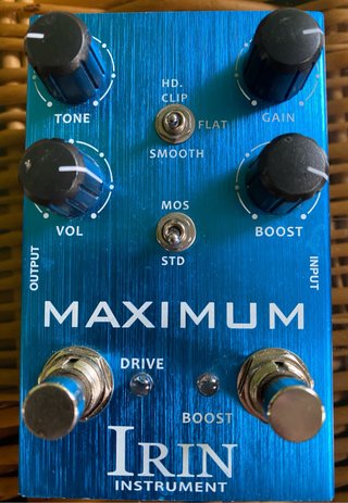 Pedal guitarra Overdrive Irin Maximum