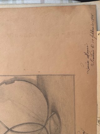 Disegno originale su carta