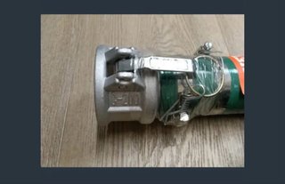 Manguera succión bomba retrolavado azul